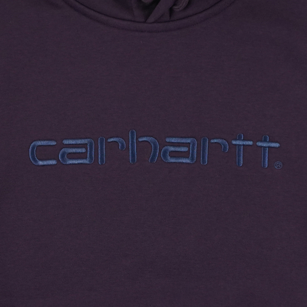 Толстовка мужская Carhartt WIP Hooded Sweatshirt артикул:I030230_darkred - купить в магазине Дайс