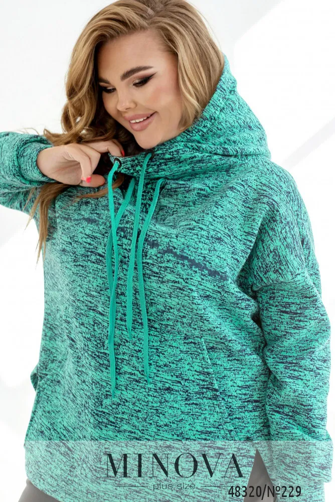 Худи 229-Бирюзовый Minova