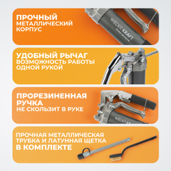 WDK-65159 Шприц маслонагнетательный 400 гр