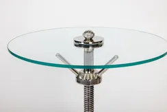 Кофейный столик "Лофт 1" Серебро