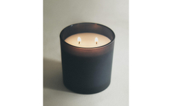 Zara Home Свеча ароматическая Aqua Bergamota 350 г, растительный воск, аромат свежий цитрусовый, Горчичный