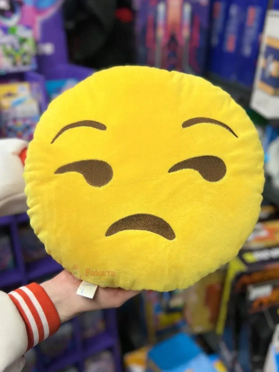 Мягкая игрушка Смайл Подушка смайлик круглая
