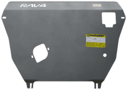 Усиленная защита Motodor картера двигателя, кпп. 5 мм, алюминий. для Toyota RAV 4 2010-2013 арт.32517