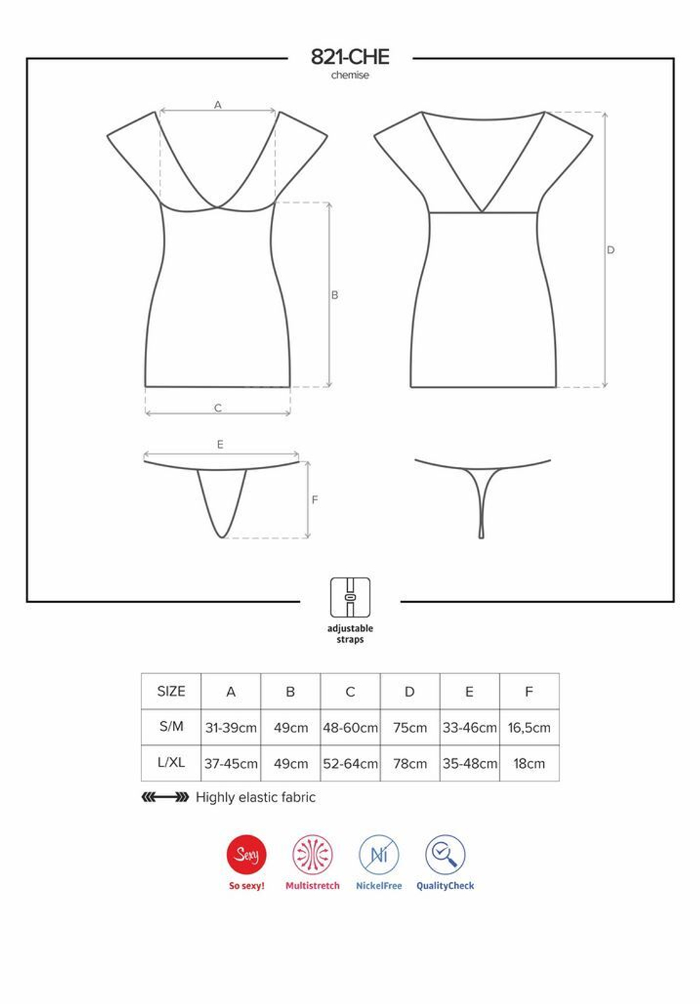 821 Chemise Сорочка