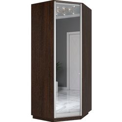 Шкаф угловой "Экспресс" с зеркалом (Венге) 2200х900х900, МК Е1, г.Белореченск