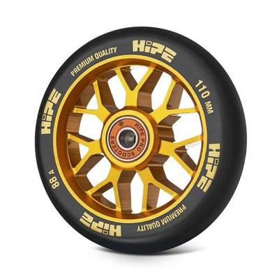 Колесо HIPE H3, 110*24 мм, золотой/черный