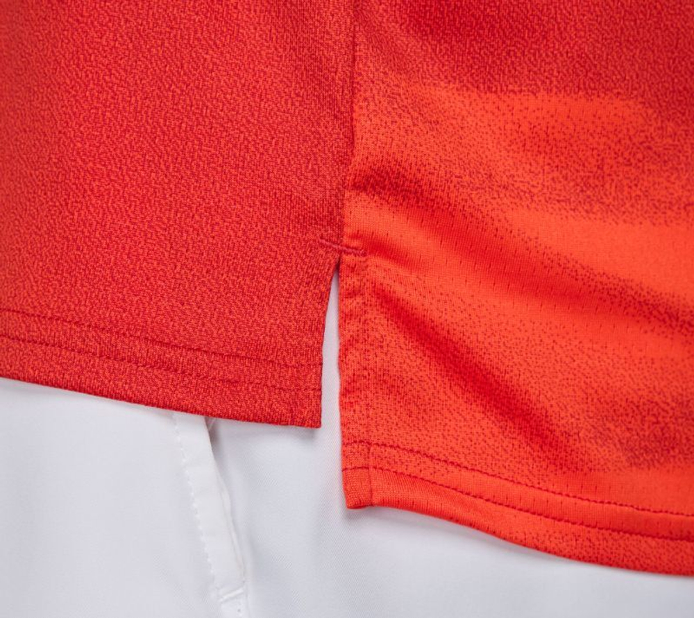 Мужская теннисная футболка Nike Court Advantage Dri-Fit Tennis Print - Оранжевый