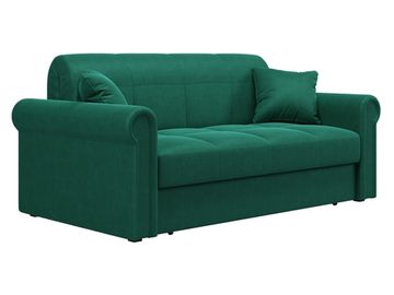 Диван Палермо 1,6 - Velutto 33 изумрудный/кант 33 изумрудный