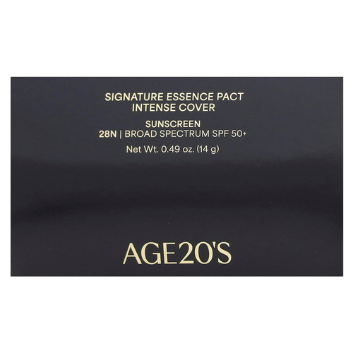 AGE20'S, Signature Essence Pact, Intense Cover, SPF 50+, 28N, 14 г (0,49 унции)
