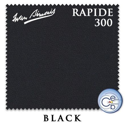 Сукно Iwan Simonis 300 Rapide Carom 195см Black