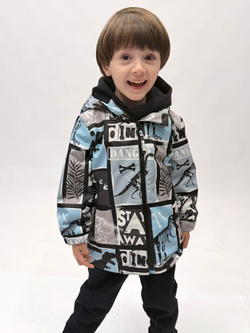 Парка демисезонная мембрана для мальчика 4-9 лет Милашка Сьюзи