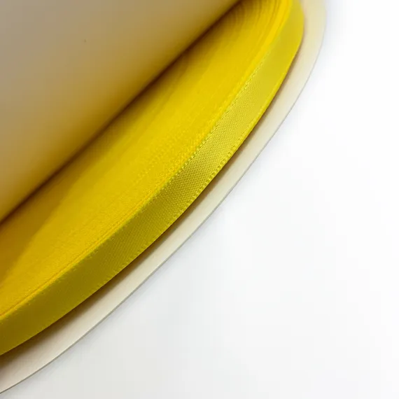 Атласная лента 6 мм, желтая, Arta-F