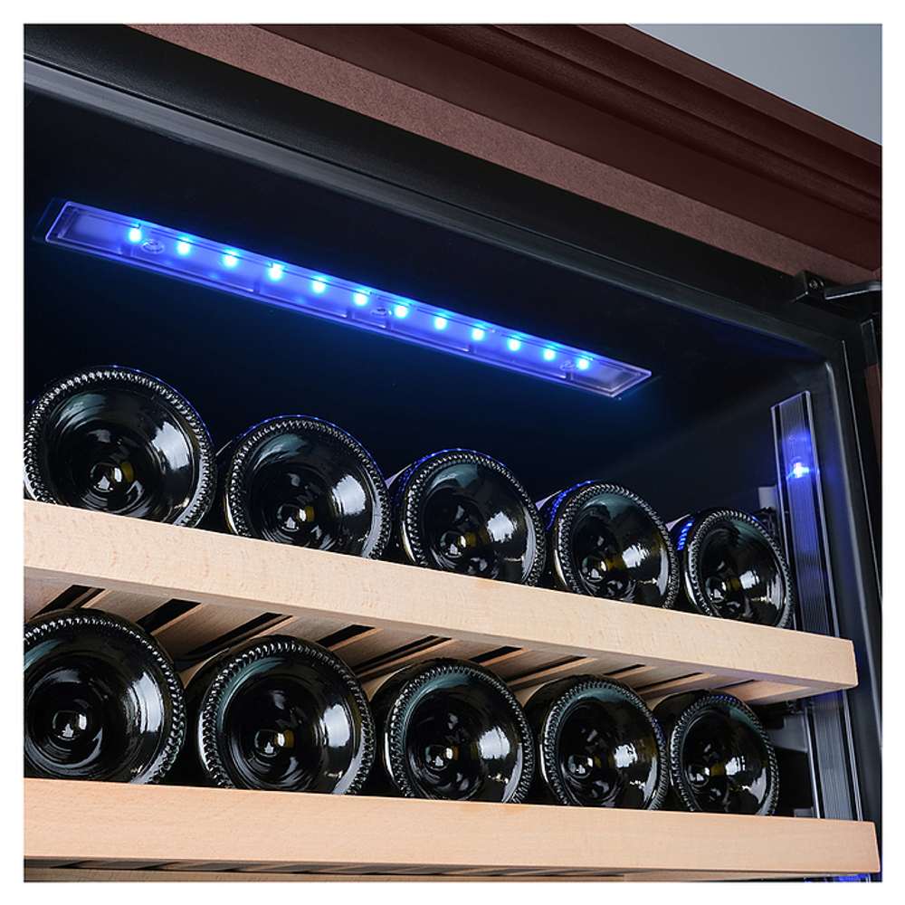 Винный шкаф MEYVEL MV163PRO-KBT2 Спелая вишня
