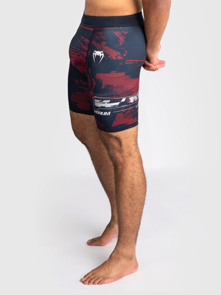 Шорты компрессионные Venum UFC Zenith Fight Week Navy Blue/Burgundy/Silver
