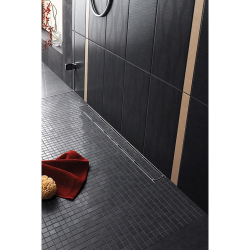 Основа для плитки 80 см TECE TECEdrainline для слива из нержавеющей стали прямая, серебристый металлик 600870