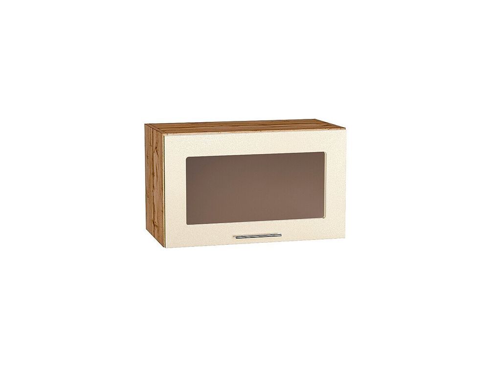 Шкаф верхний горизонтальный остекленный Валерия-М