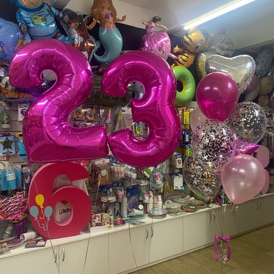 Набор для Девушки 08 с розовыми цифрами