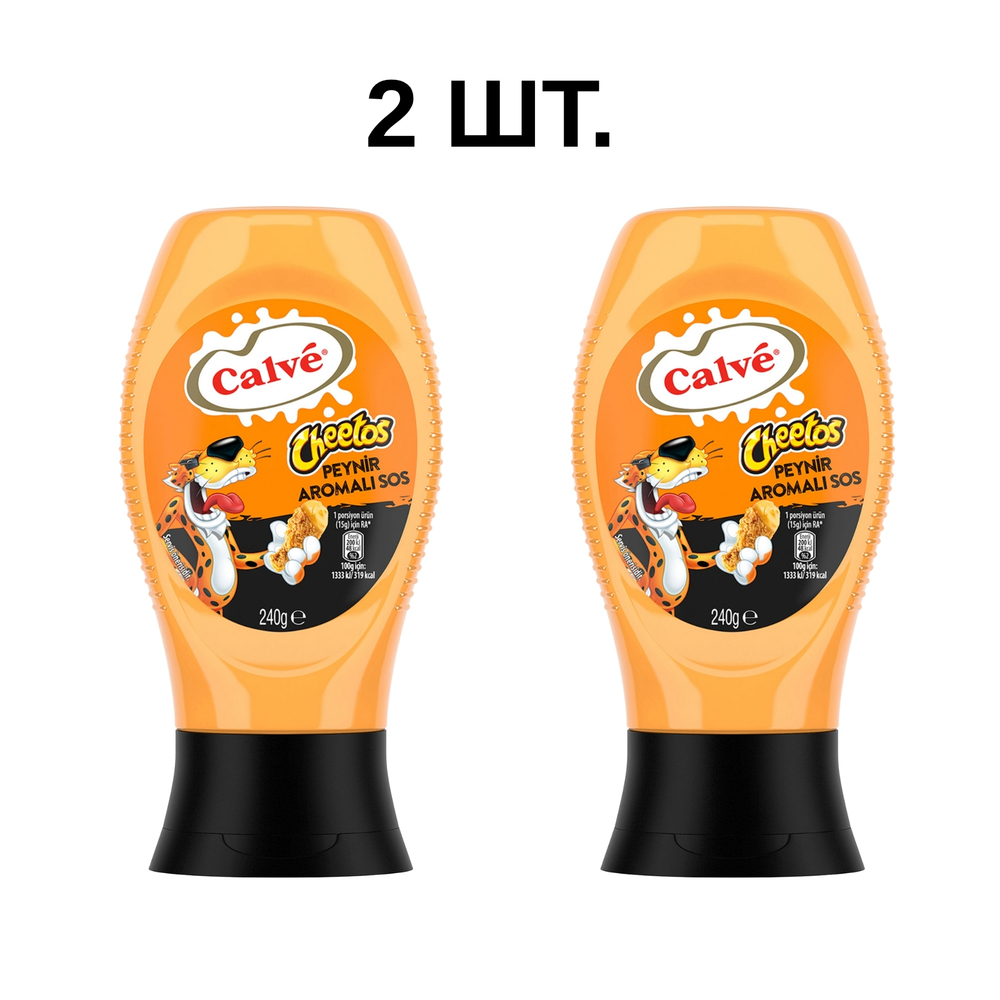 Соус Calve Cheetos со вкусом сыра, 240 г, 2 шт. - Calve