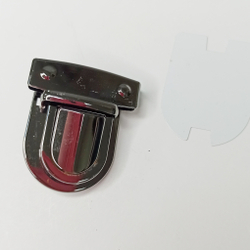 Замок-защелка на зажимах 42*50 Черный никель