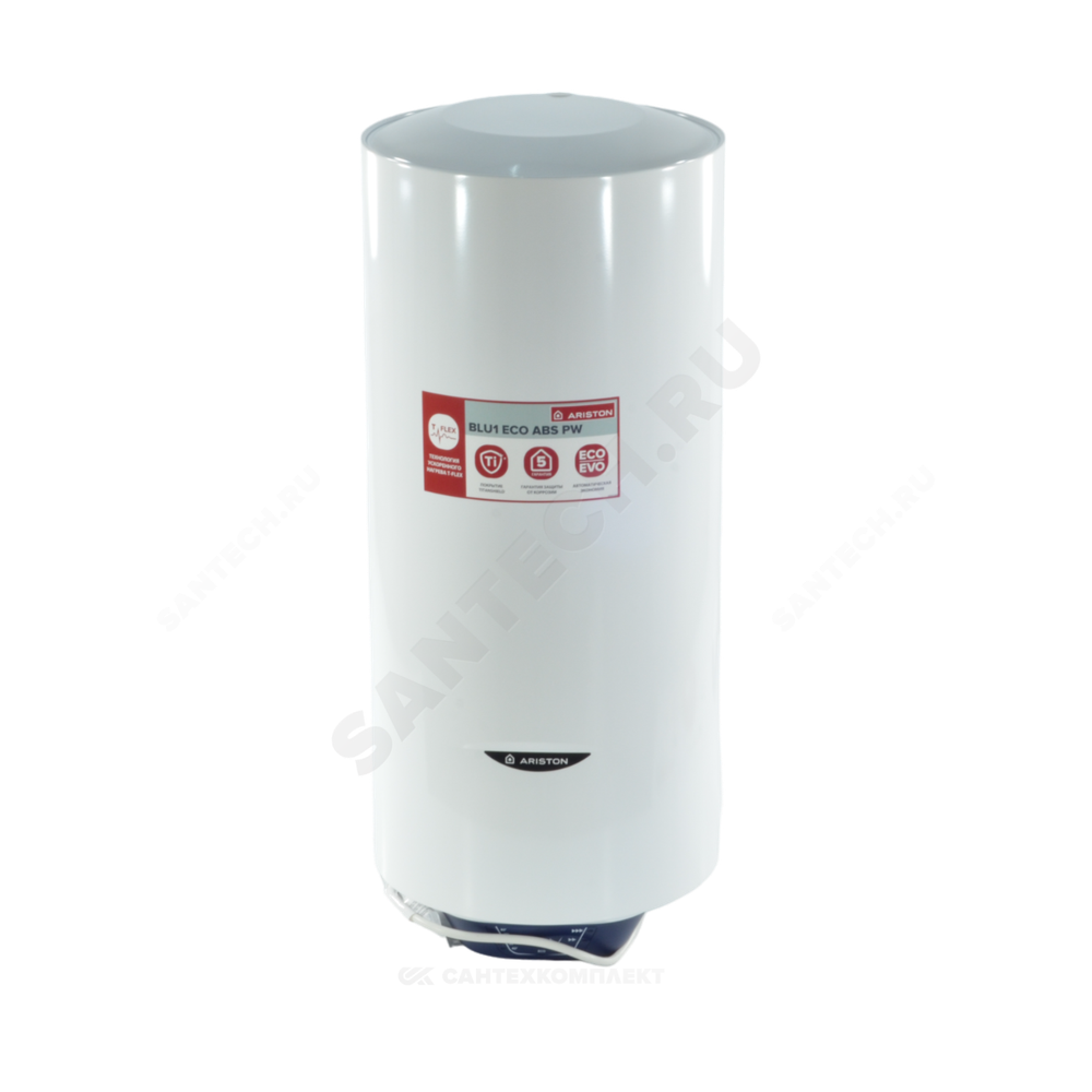 Водонагреватель электрический накопительный 30 л 1.5/2/2,5 кВт BLU1 ECO ABS PW 30 V SLIM Ariston 3700554