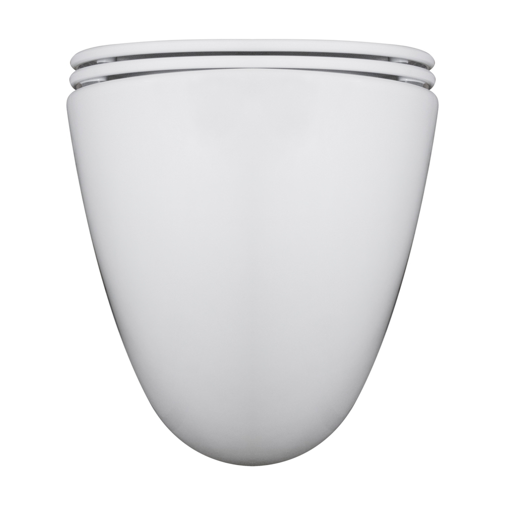 Унитаз подвесной безободковый WAVE RONDO Tornado3.0 сид. дюропласт, м/л, быстр, БЕЛЫЙ глянец (XL)