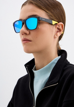 Спортивные очки HILX Unfold Matt Metallic Grey / Blue Polarized Lens