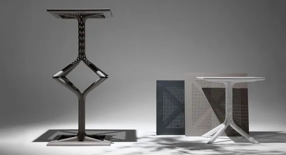 Пластиковый стол Clip 80х80 см агава