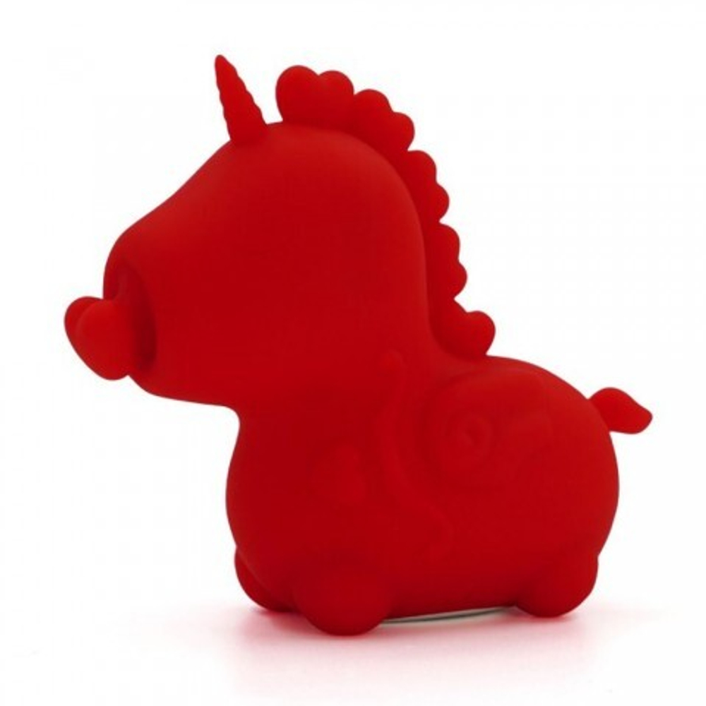 Вибромассажер Unihorn - Cupid's Beau с функцией пульсации, красный