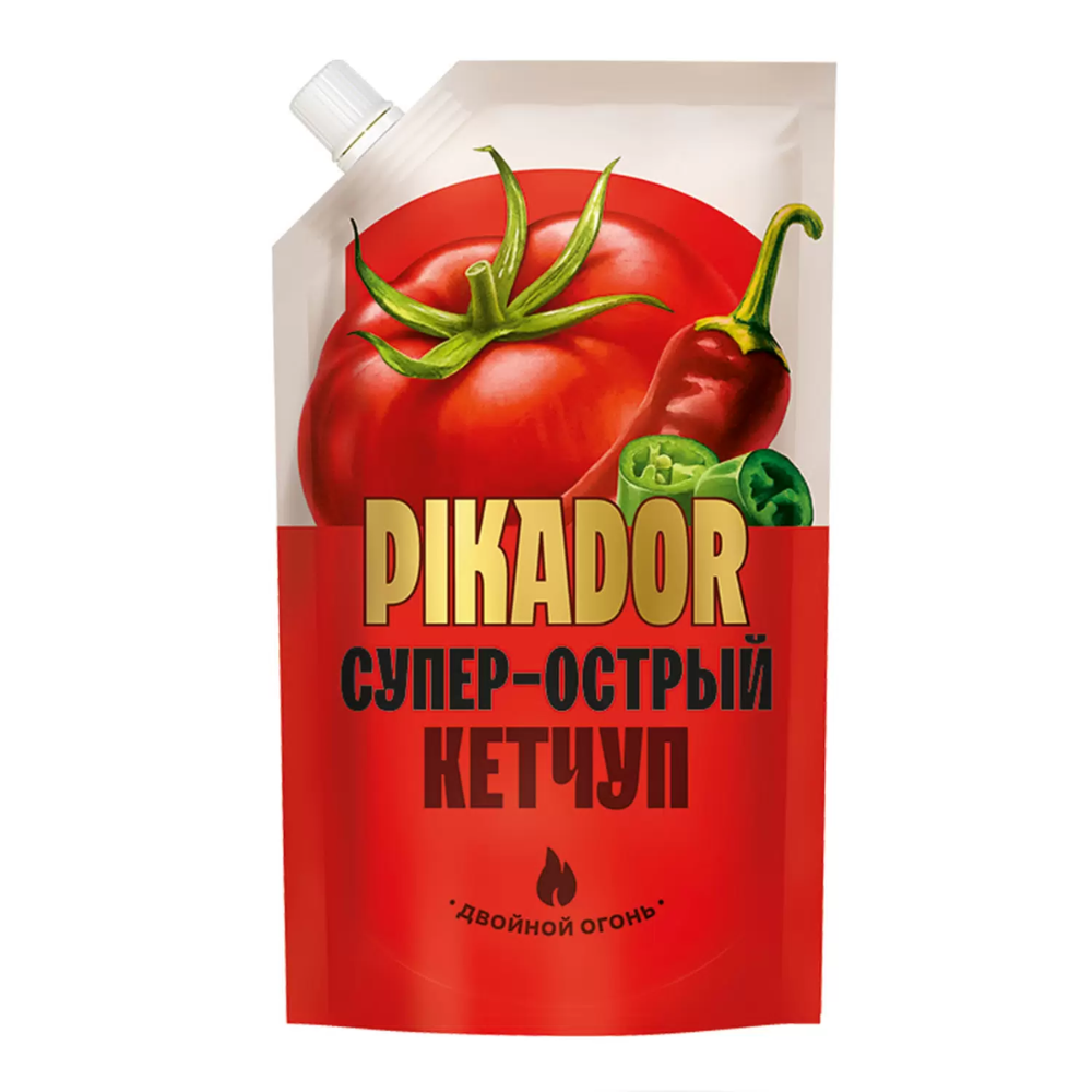 Кетчуп PIKADOR Супер острый 300 гр