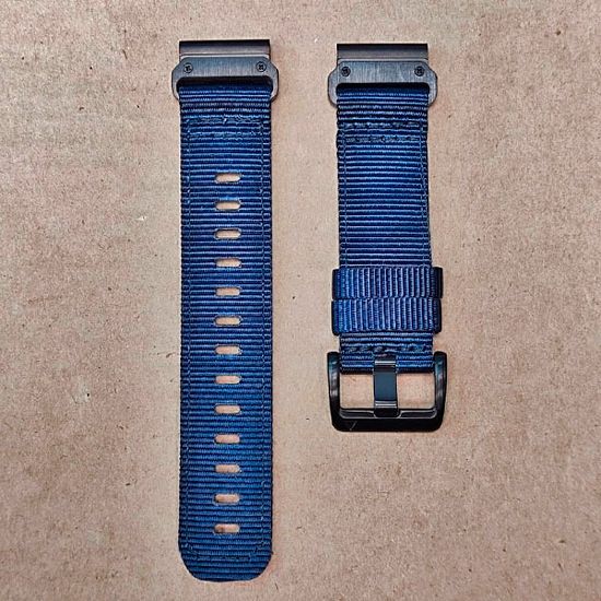 Ремешок тактический Tactix 22 мм. для Garmin Fenix 7 / 6 / 5, Forerunner 935 / 945 / 955, instinct, instinct 2, Epix Gen 2  нейлоновый быстросъемный на застежке