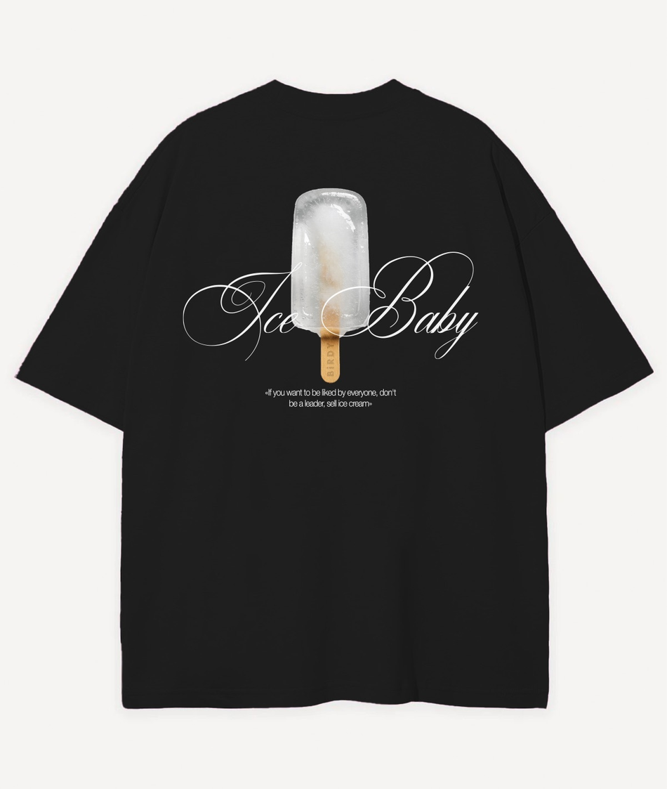 Футболка ICE BABY | Черный