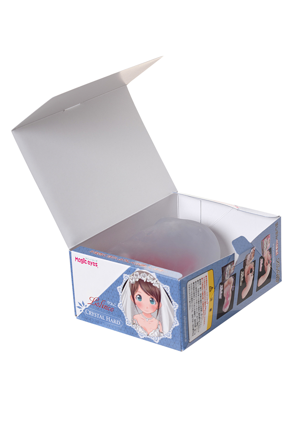 Мастурбатор реалистичный MAGIC EYES Sujiman Kupa Lolinco CRYSTAL HARD девственница, TPE, прозрачный