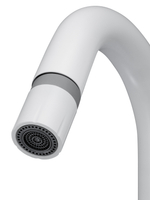 Смеситель для раковины с выдвижным изливом WONZON & WOGHAND, Белый матовый (WW-FE01L212-MW)