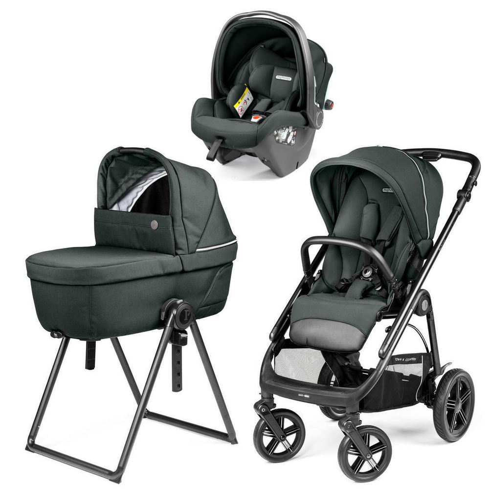 Коляска Peg Perego Veloce TC New Belvedere SLK 3 в 1 Metal