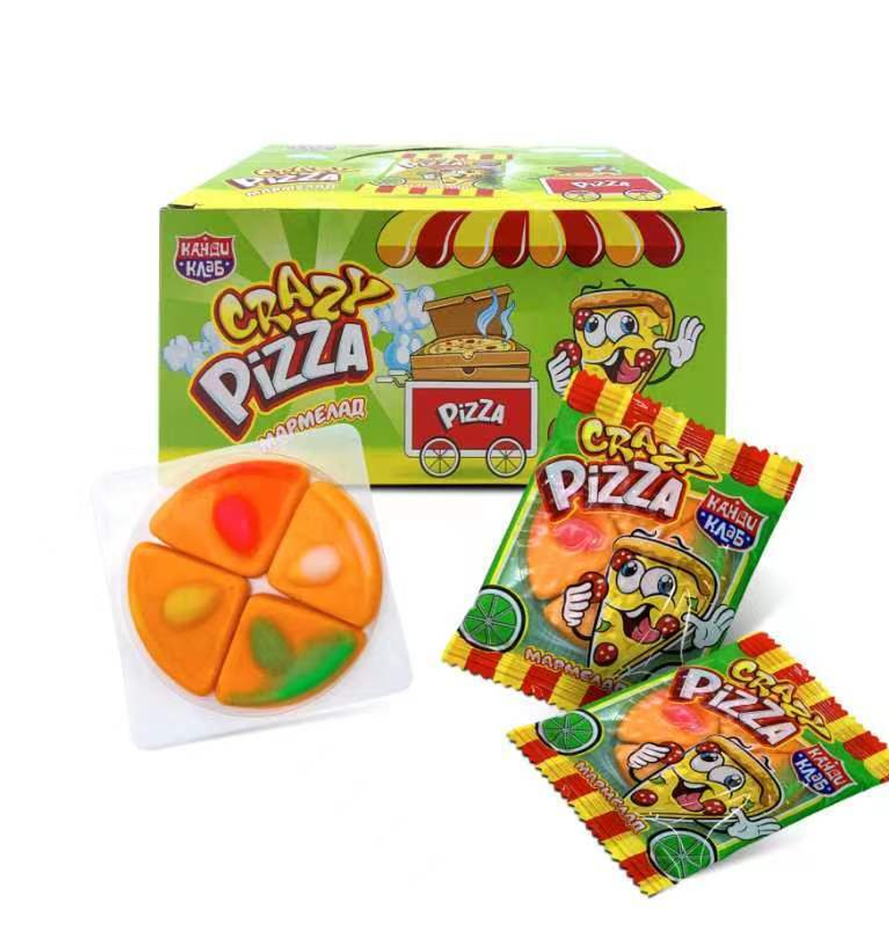 Мармелад "Crazy Pizza" 10гр*48шт*12 блоков.