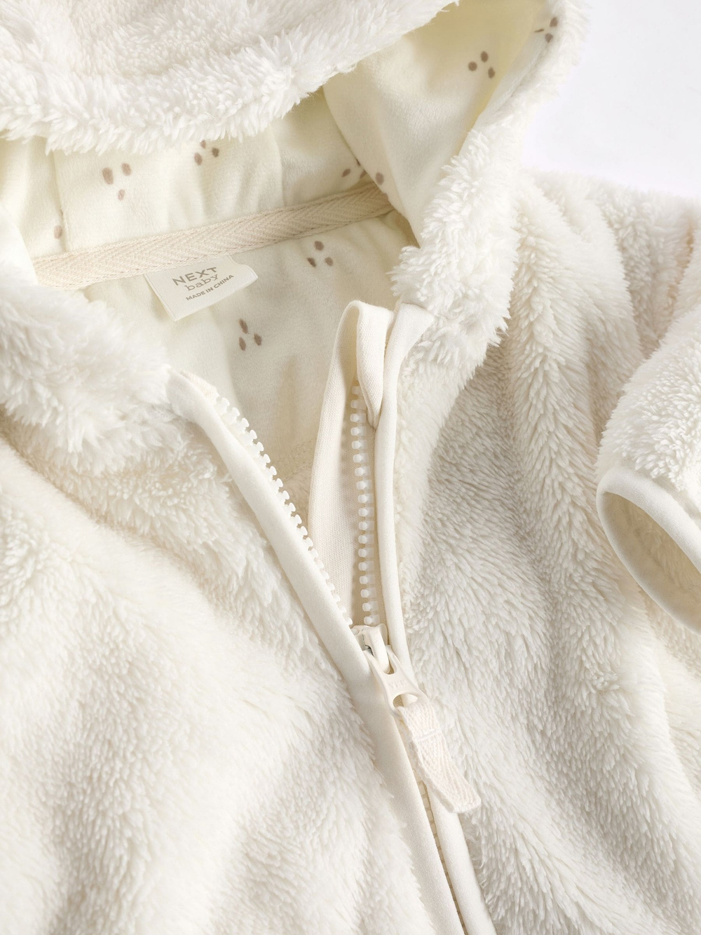 Куртка флисовая для малышей Next 597-791, Кремовый