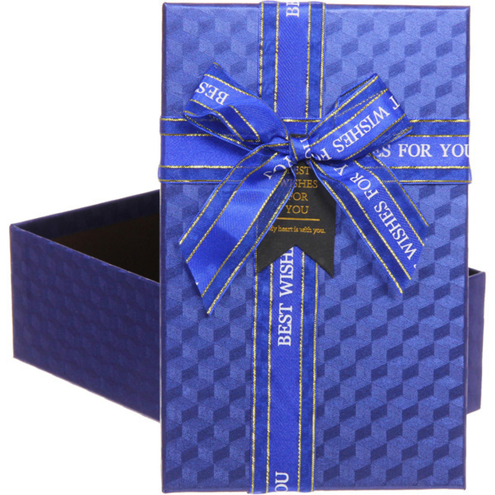 Коробка подарочная «Момент» 19*12*6,5 см, синий