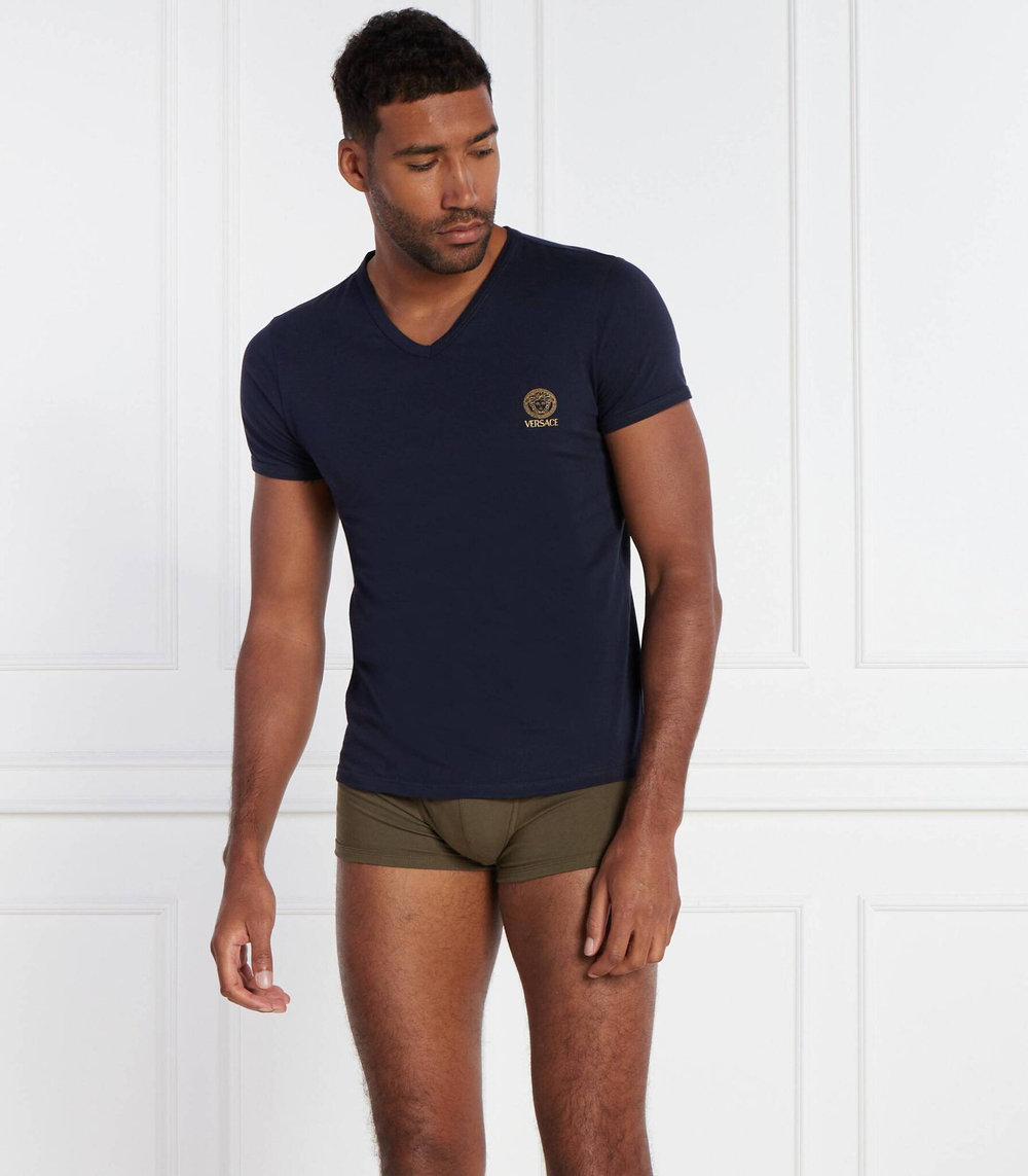 Футболка Versace - темно-синий(AUU01004 1A10011)