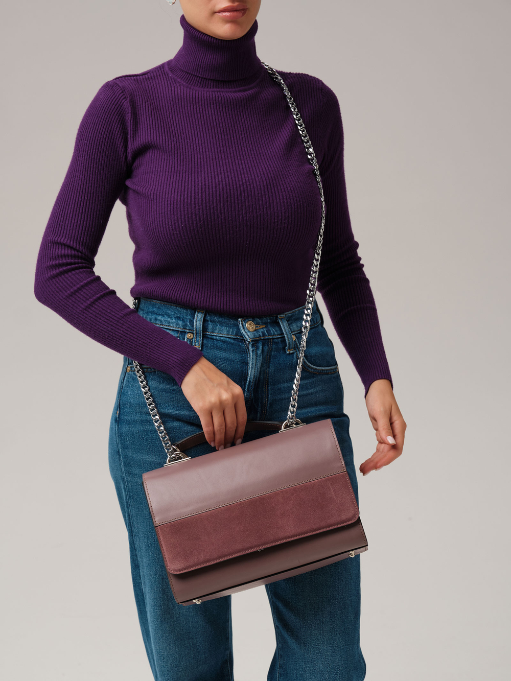 Сумка Deboro 30526 фиолетовый шепот