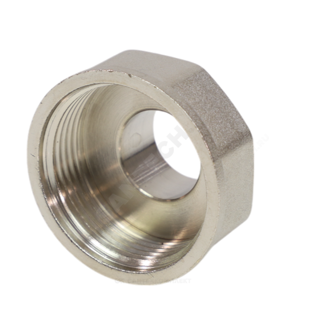 Переход латунь никель Ду 15х8 (1/2"х1/4") ВР/НР VALFEX VF.592.N.012.014