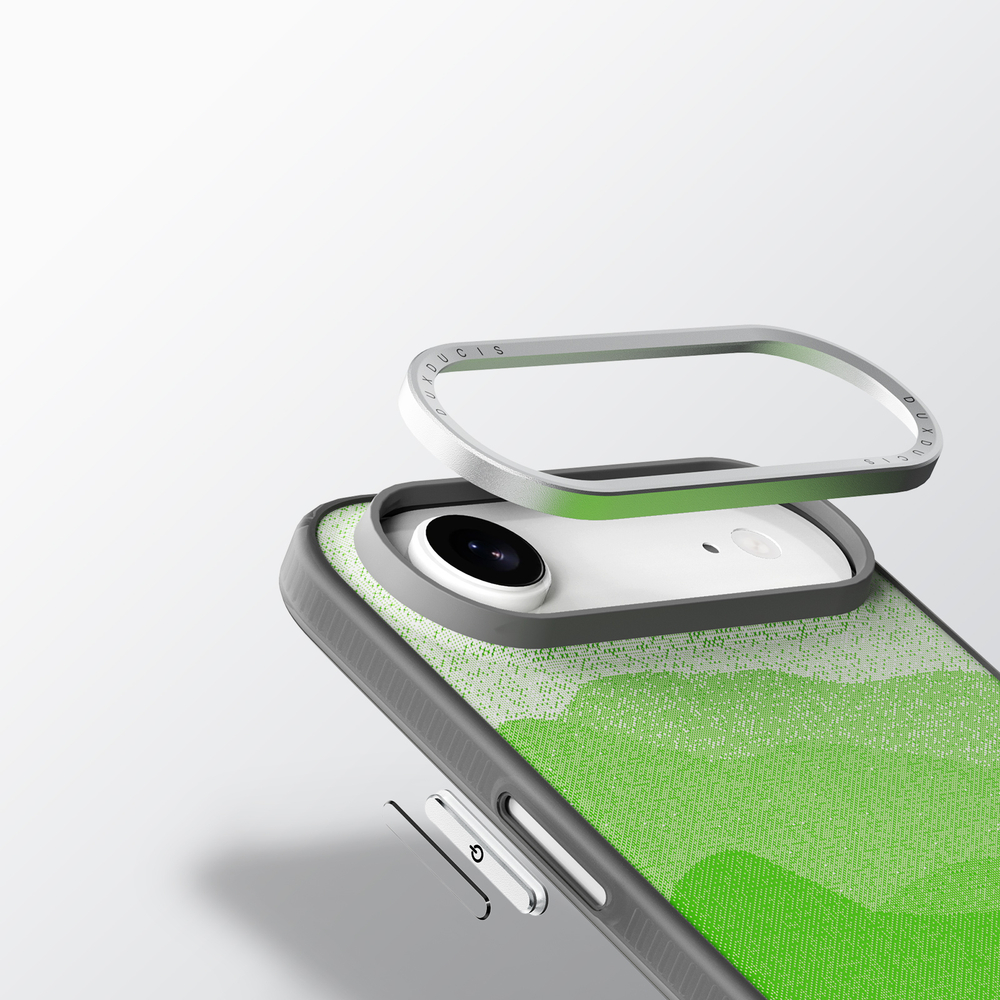 Чехол с MagSafe зеленого цвета (Dark Green) для iPhone Air, серия Moro Series Magnetic от Dux Ducis