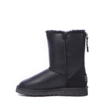 Угги Short Zip Metallic Black