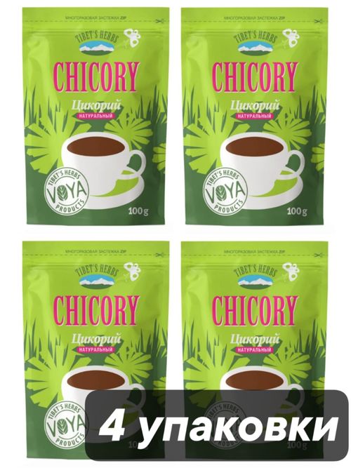 Цикорий растворимый натуральный Tibet's Herbs 100 г x 4 шт