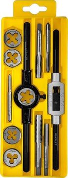 Набор STAYER метчики и  плашки 12 предметов