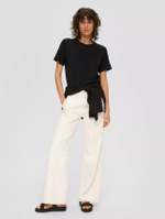 Хлопковая рубашка с круглым вырезом от s.Oliver