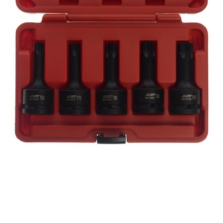 Цена на JTC (JTC-J605T) Набор головок торцевых 3/4" TORX (Т60-Т100) ударных L=100мм 5 предметов в кейсе