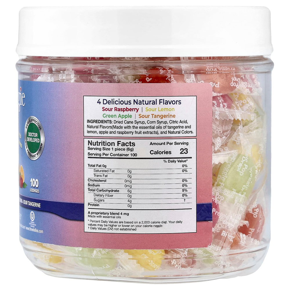 Preggie, капли для беременных, ассорти, 100 пастилок