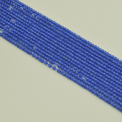 Нитка Шпинель 35 см. 2,3 мм. (Без замка) - Синий