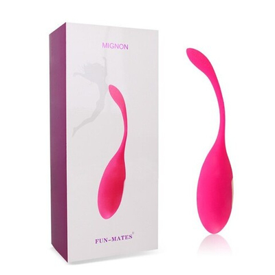 Виброяйцо перезаряжаемое Fun-Mates Mignon с пультом ДУ (Цвет: розовый)