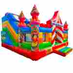 Коммерческий надувной батут «Циркачи» мульти, размер 6*5*4 м